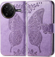 Klopové pouzdro pro Xiaomi Poco F7 Pro, Butterfly, fialové