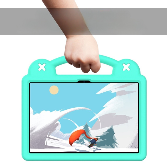 Dětské pouzdro pro Lenovo Tab M10 10.1 Gen 3 TB-328FU/TB-328XU, Cute Patterns, se stojánkem, zelené