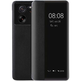 Pouzdro pro Xiaomi 13T / 13T Pro, s boční klapkou, černé