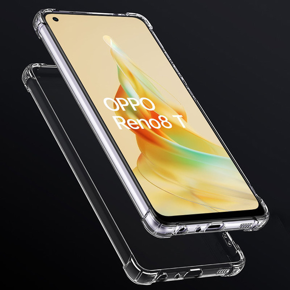 Pouzdro pro Oppo Reno8 T, Dropproof, průhledné