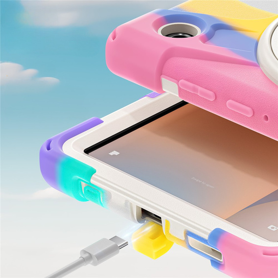 Pevné pouzdro s podstavcem a ramenním popruhem pro Samsung Galaxy Tab A11