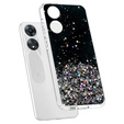 Pouzdro pro Oppo A17, Glittery, černé