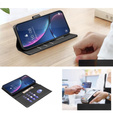 Klopové pouzdro pro Honor 200 Lite, BINFEN Wallet, černé