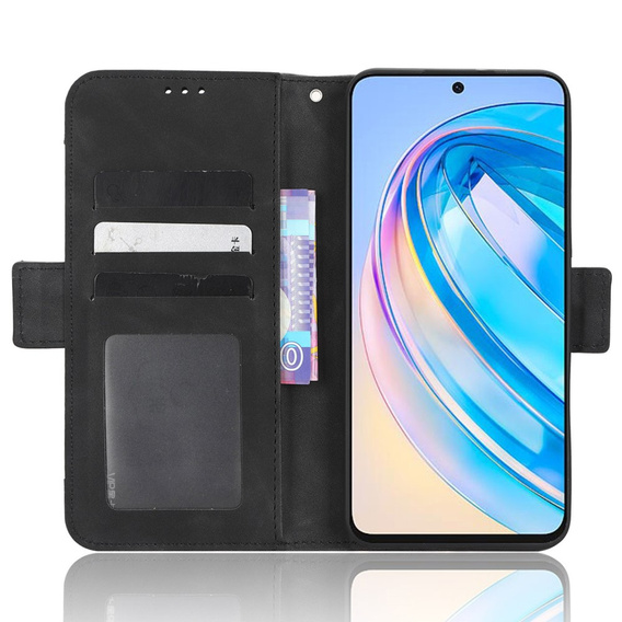 Klopové pouzdro pro Honor X8a 4G, Card Slot, černémodré