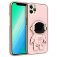 Pouzdro pro iPhone 11 Pro Max, Astronaut, růžové