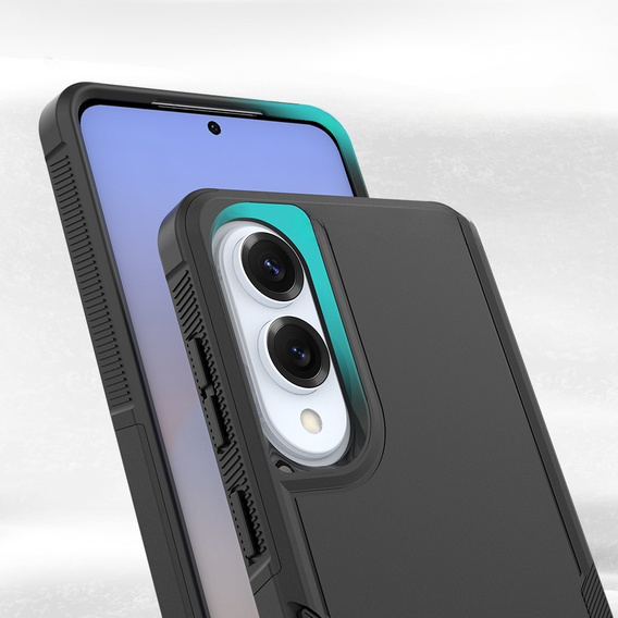 Pancéřované pouzdro pro Samsung Galaxy S25 Edge, Dual Shockproof, černé