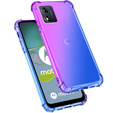 Pouzdro pro Motorola Moto E13, Gradient Dropproof, Fialová / modrá