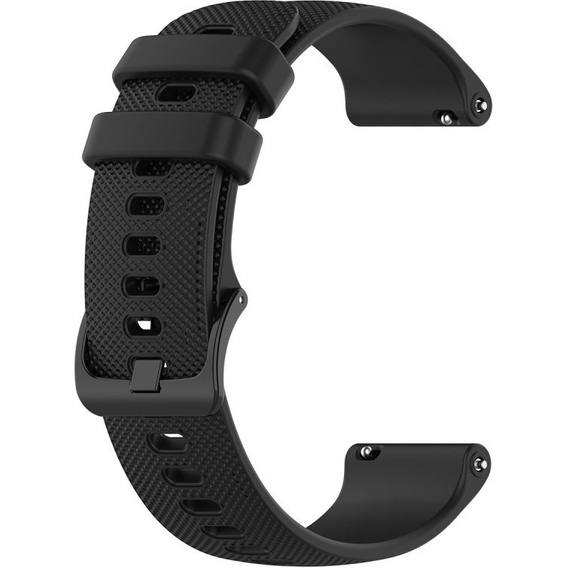 Pasek Silikonowy 18mm do Garmin Vivomove 3S / Vivoactive 4S, Black
