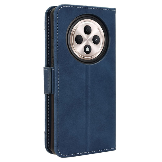 Klopové pouzdro pro Oppo Reno 12FS / 12F, Card Slot, námořnicky modré