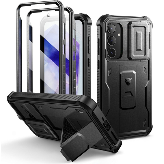 Pancéřové pouzdro pro Samsung Galaxy A35 5G, Dexnor Full Body (Two Frames), černé