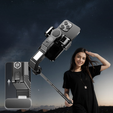 Blavec Selfie Stick Aluminium Fusion P07 s MagSafe, LED světly a dálkovým ovládáním