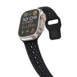 Silikonový řemínek pro Apple Watch 1/2/3/4/5/6/7/8/SE/ULTRA 42/44/45/49MM, černý