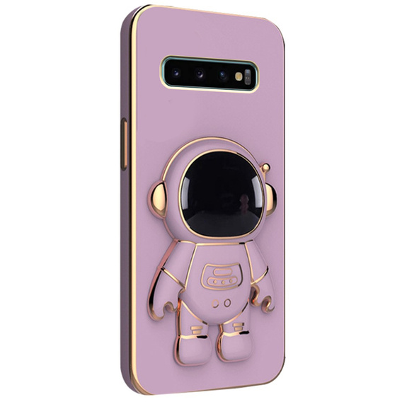 Pouzdro pro Samsung Galaxy S10 Plus, Astronaut, fialové