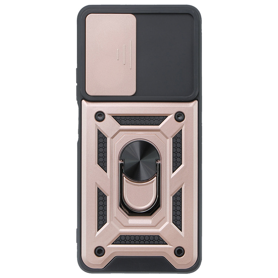 Pouzdro pro Oppo A79 5G, CamShield Slide, růžové rose gold