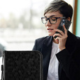 Flipové pouzdro pro Samsung Galaxy M15 5G, Wallet Rhombus, černé