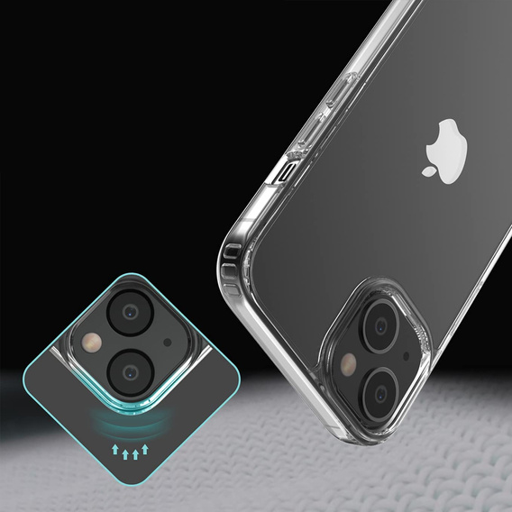 Pouzdro pro iPhone 14 Plus, Fusion Hybrid, průhledné