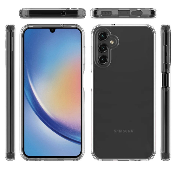 Pouzdro pro Samsung Galaxy A34 5G, Fusion Hybrid, průhledné