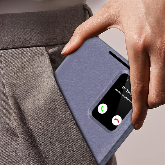 Pouzdro s klopou Smart View Wallet pro Samsung Galaxy S25 FE