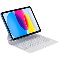 Pouzdro s klávesnicí pro iPad 10.9" 2022 (10 gen.), Magnetic Keyboard Touchpad, bílé