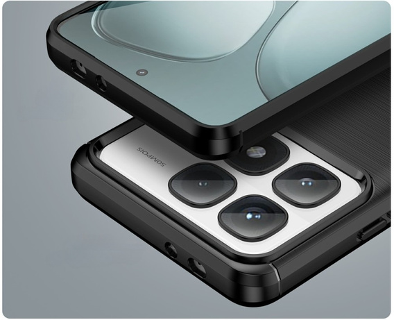 Pouzdro pro Xiaomi 14T Pro, Carbon, černé