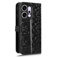 Klopové pouzdro pro Oppo Reno 14, Wallet Rhombus, černé