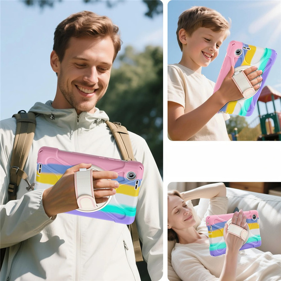 Pevné pouzdro s podstavcem a ramenním popruhem pro Lenovo Tab One