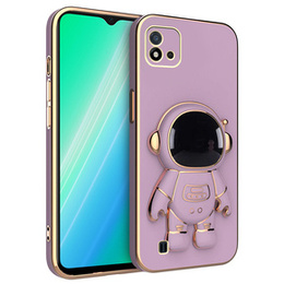 Pouzdro pro Realme C11 2021/ C20, Astronaut, fialové