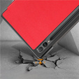 Pouzdro pro Samsung Galaxy Tab S9 Plus, Smartcase s prostorem pro stylus, červené