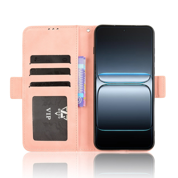 Klopové pouzdro pro OnePlus Nord 5, Card Slot, růžové