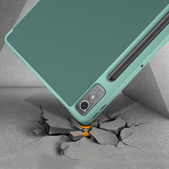 Pouzdro pro Lenovo Tab P12, Smartcase s prostorem pro stylus, zelené