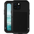 Pouzdro Love Mei pro iPhone 13 mini, armored with glass, černé