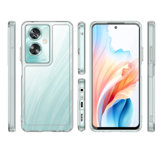 Pouzdro pro Oppo A79 5G, Fusion Hybrid, průhledné