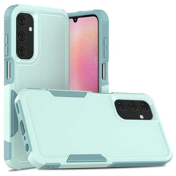 Pancéřové pouzdro pro Samsung Galaxy A25, dvouvrstvé, mincovní + 9H sklo