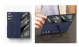 Etui do Samsung Galaxy Z Fold5 5G, z rączką, różowe