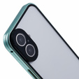 Pouzdro pro iPhone 16, Magnetic Dual Glass, zelené