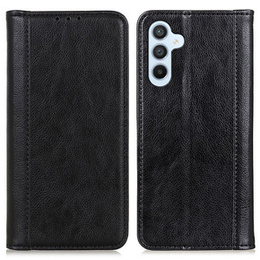 Pouzdro pro Samsung Galaxy A55 5G, Wallet Litchi Leather, černé