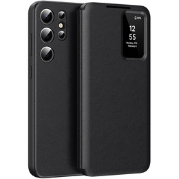 Flipové pouzdro pro Samsung Galaxy S24 Ultra, Smart View Wallet, černé