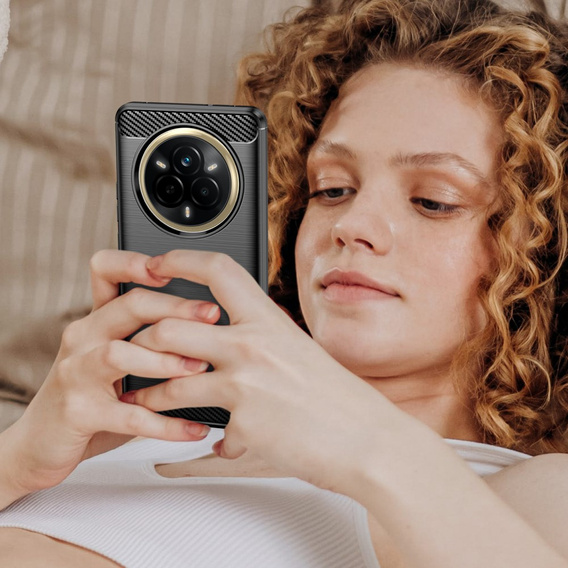 Pouzdro pro Realme 14 Pro+ 5G, Carbon, černé