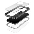 Pouzdro pro iPhone 13 Pro Max, Shockproof, s fólií, modré