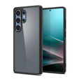 Pouzdro Spigen pro Samsung Galaxy S25 Ultra, Ultra Hybrid, černá / matná + 9H tvrzené sklo