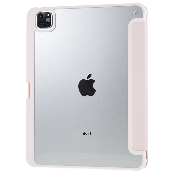 Pouzdro pro iPad Pro 12.9" 2022/2021/2020 (6/5/4 gen.), Smartcase Hybrid, se slotem na stylus, růžové