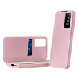 Flipové pouzdro pro Samsung Galaxy A55 5G, Smart View Wallet, růžové