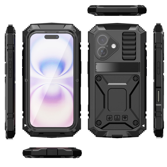 Pouzdro R-JUST s podstavcem a integrovaným sklem pro iPhone 17