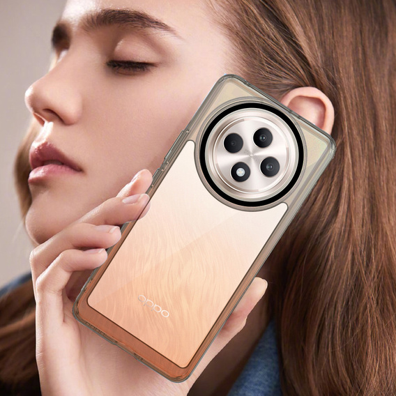 Pouzdro pro Oppo Reno 12FS / 12F, Fusion Hybrid, transparentní / černé
