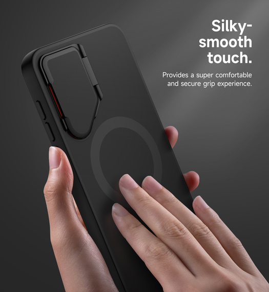 Pouzdro Suritch Shockproof s podstavcem a MagSafe pro Samsung Galaxy S25 FE