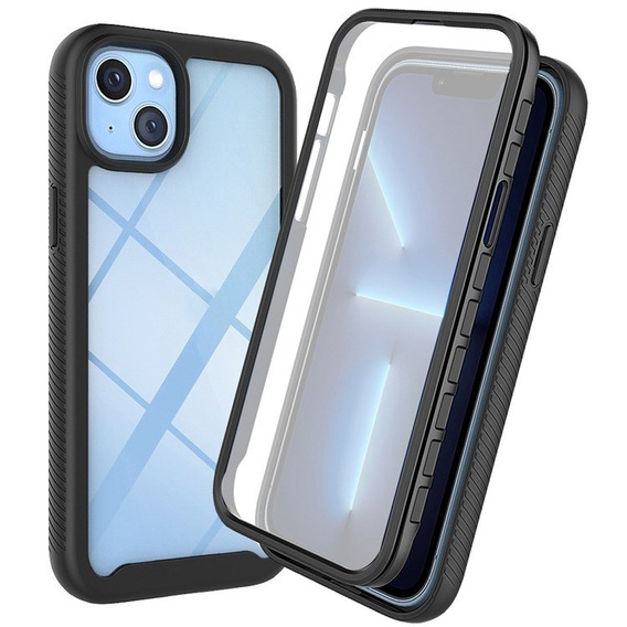Pouzdro pro iPhone 14 Plus, Shockproof, s fólií, modré