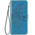 Klopové pouzdro pro Xiaomi Redmi A5, Butterfly, modré