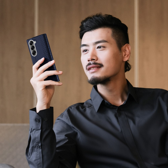 Pouzdro Dux Ducis pro Samsung Galaxy Z Fold7 5G, Bri, modré