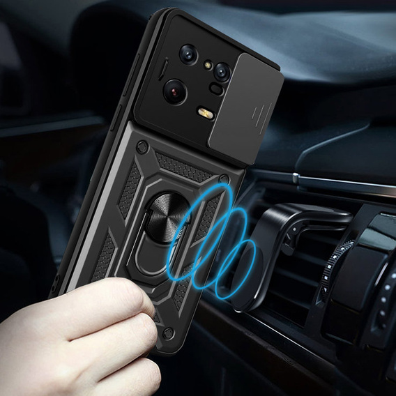 Pouzdro pro Xiaomi 13 Pro, CamShield Slide, černé