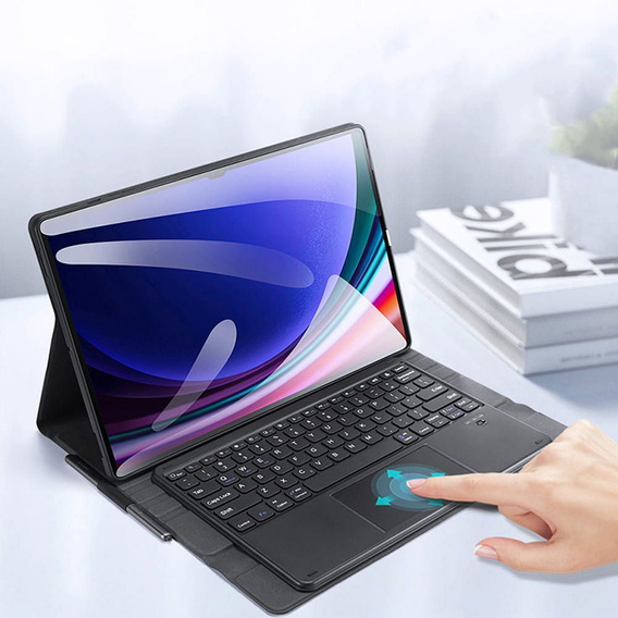 Pouzdro s klávesnicí pro Samsung Galaxy Tab S8 Ultra / S9 Ultra / S10 Ultra, Dux Ducis DK Series, černé